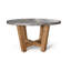 Oak Round Solid Wood Dining Table
