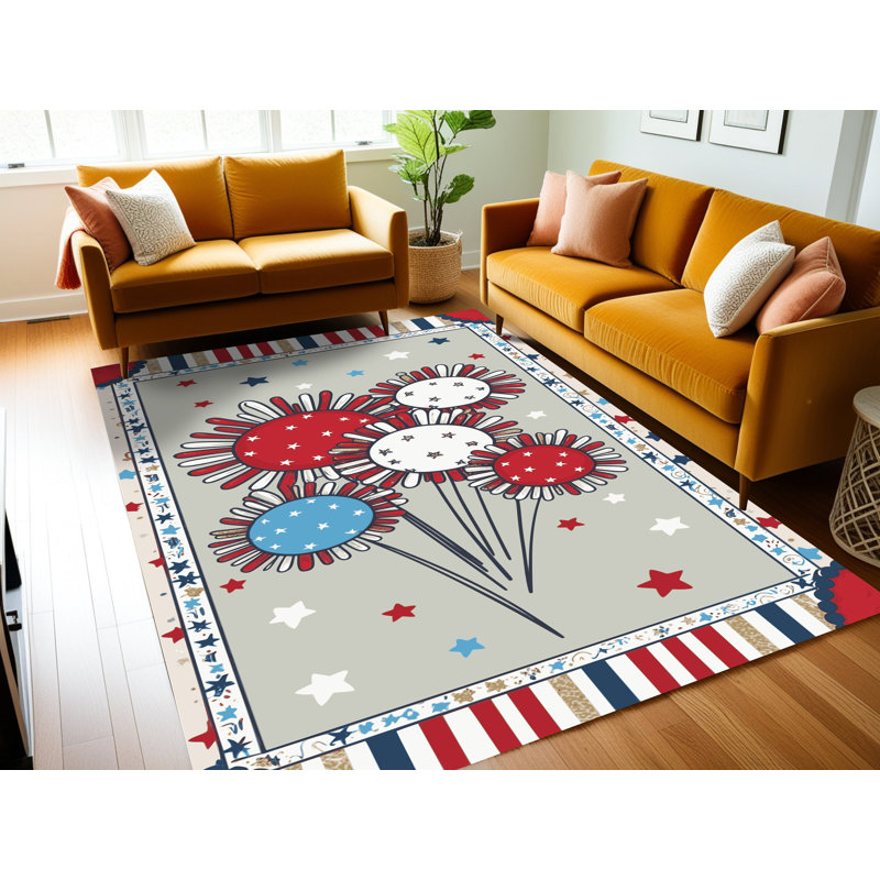 Tapis de fête des Fêtes Ginza Six, Rectangulaire 2 pi x 3 pi