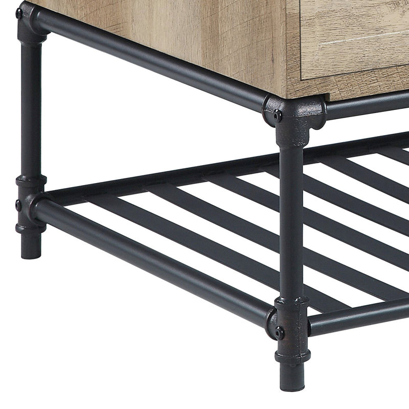 Table basse Enchanting en chêne et gris sable avec joie