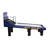  Hathaway Hot Shot 8 Ft Arcade Roll and Score Game Table for Home Family Game Room - With LED Scoring, Foldable Design, Automatic Ball Return & Scratch-Resistant Playfield - Blue Finish