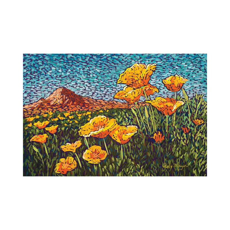 Poppies by Candy Mayer - Wrapped Canvas Gallery-Wrapped Canvas Giclée, 20.32 cm H x 30.48 cm W