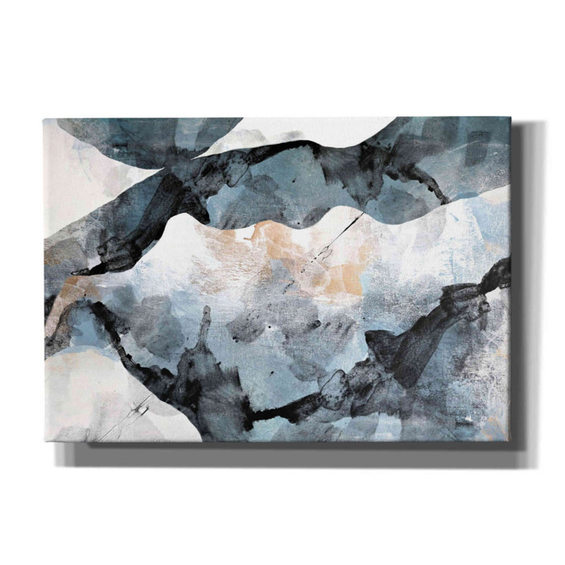 «Abstract River» par Christov Art, estampe numérique sur toile, H 18 po x l 26 po x P 0,75 po