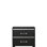 Chelsie Black Finish Nightstand, Nightstand