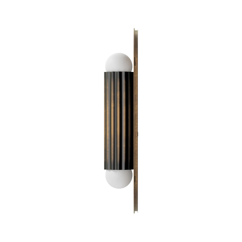 Vesta Sm Sconce, Heritage Bronze Brass