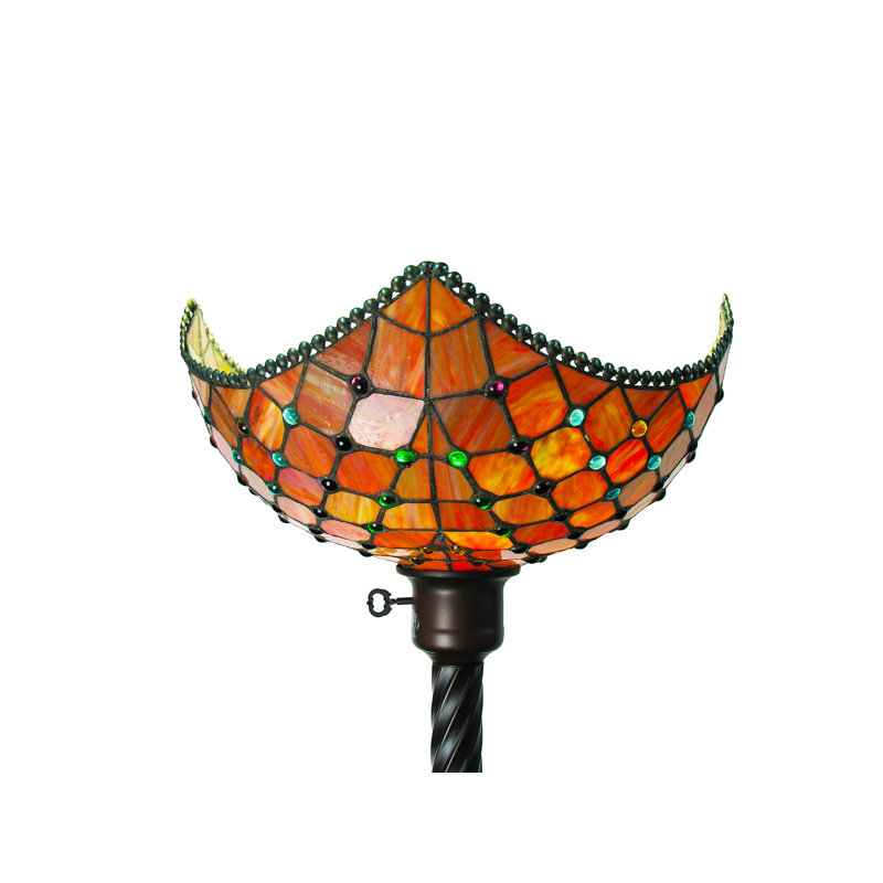 Pinckard 72'' Bronze Torchiere Floor Lamp