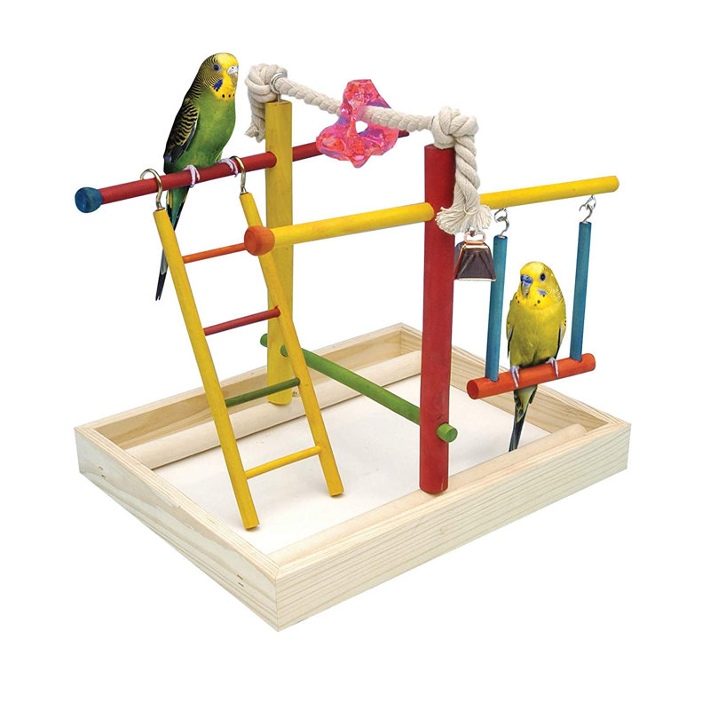 Medium Wooden Playground Bird Activity Centre