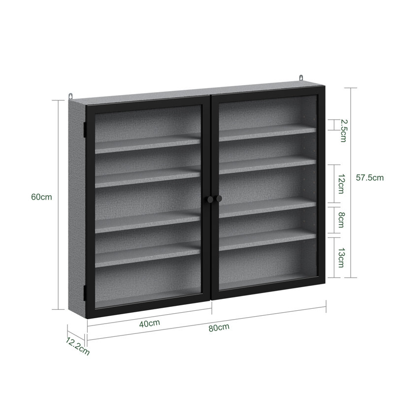 80 cm W Display Cabinet