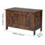 Banc de rangement pour enfants