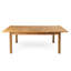 Table de salle à manger en bois avec coussins, 6 chaises et 1 table en bois, pour l'extérieur, près de la piscine