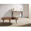 Table basse Hartfield, cuivre et gris anthracite