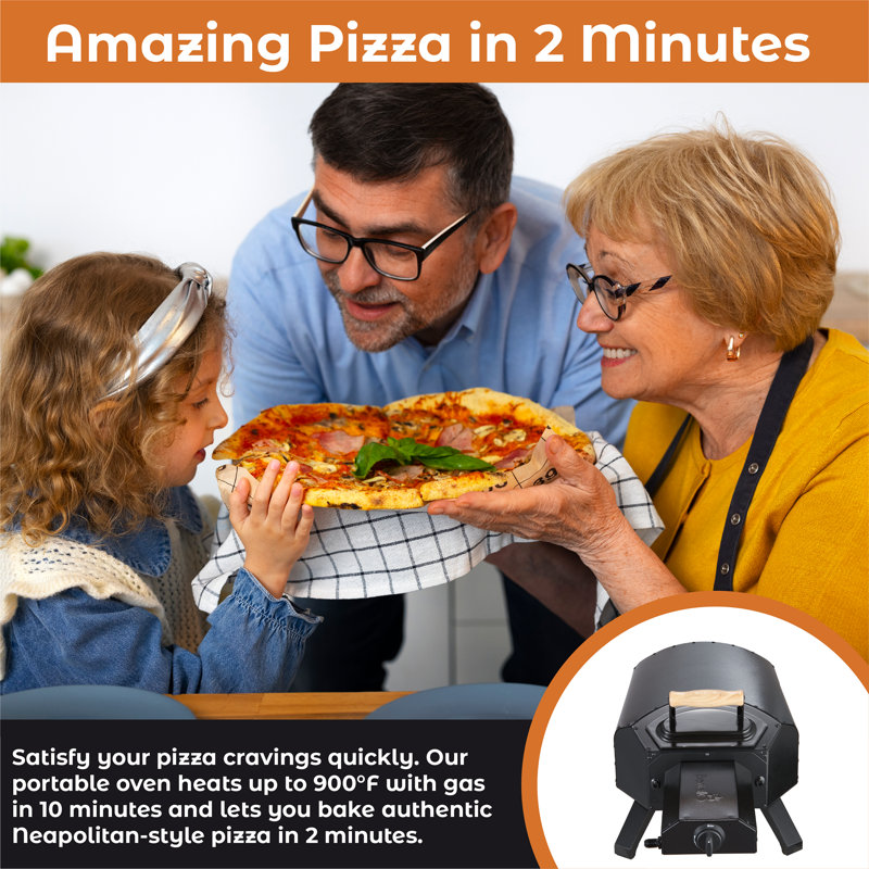 Four à pizza en acier inoxydable Bertello