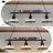 Kiersyn 3-Light Dimmable Pool Table Chandelier | Industrial Black Iron Pendant Light with Billiard Ball Accents for Game Room, Dining Area & Kitchen (E26 Base)