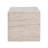 Outdoor/Indoor Square Travertine Lightweight Concrete Side Table(Only Including Table)