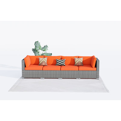 4 - Person Patio Conversation Set with Cushions