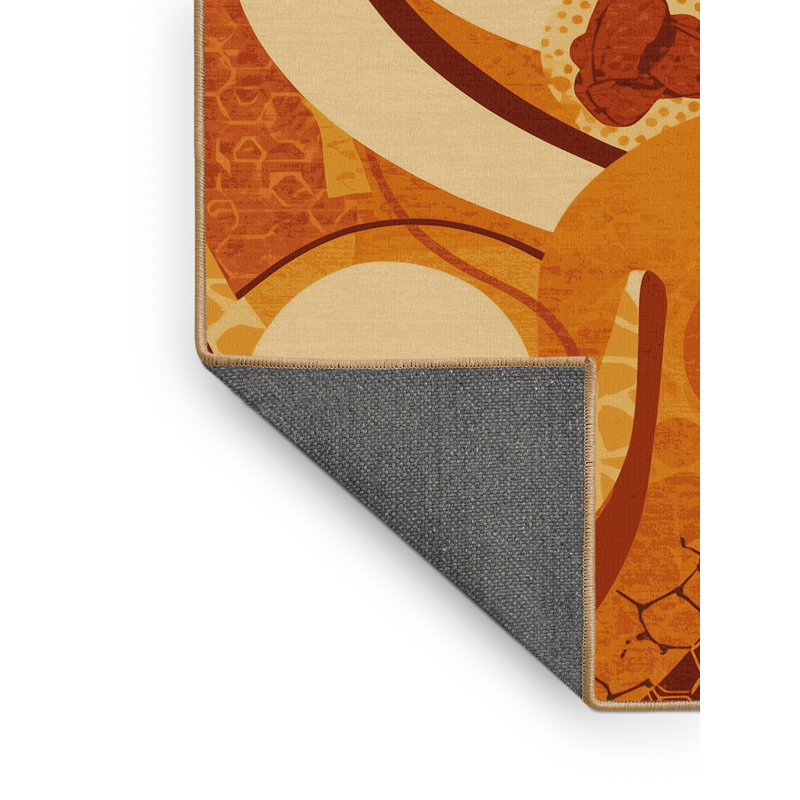 Tapis brun clair moelleux et moelleux Acheson, 8 x 12