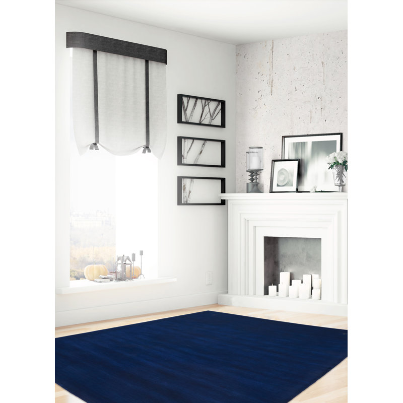 Tapis bleu marine Kashkuli Gabbeh 5 pi 4 po x 7 pi 7 po