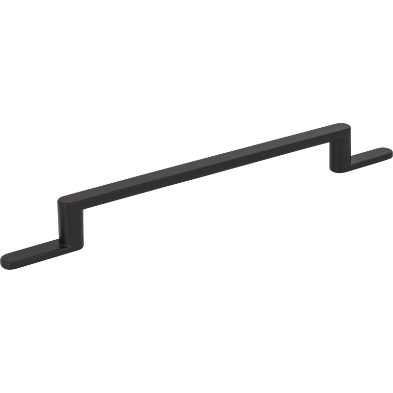 Modern Matte Black Bar Handle with Mounting Hardware