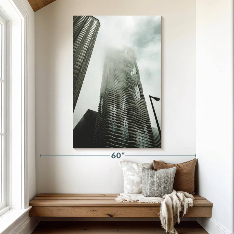 Lilie Chicago Skyscraper, 51" H x 34" W