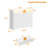 6 Drawer Dresser for Bedroom - 37” Tall Chest of Drawers with LED Light and Charging Station, Modern Organizer Cabinet with Open Shelf Table for Living Room, Entryway, Hallway,White-1563072982-1560837136
