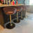 Kshaun Swivel Upholstered Adjustable Height Counter Stool with Metal Frame-676201121