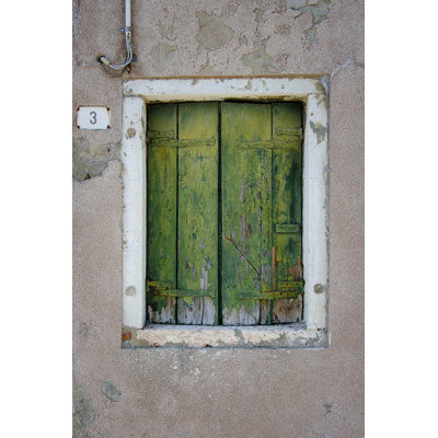 Windows And Doors Of Venice III by Laura DeNardo - Wrapped Canvas Print