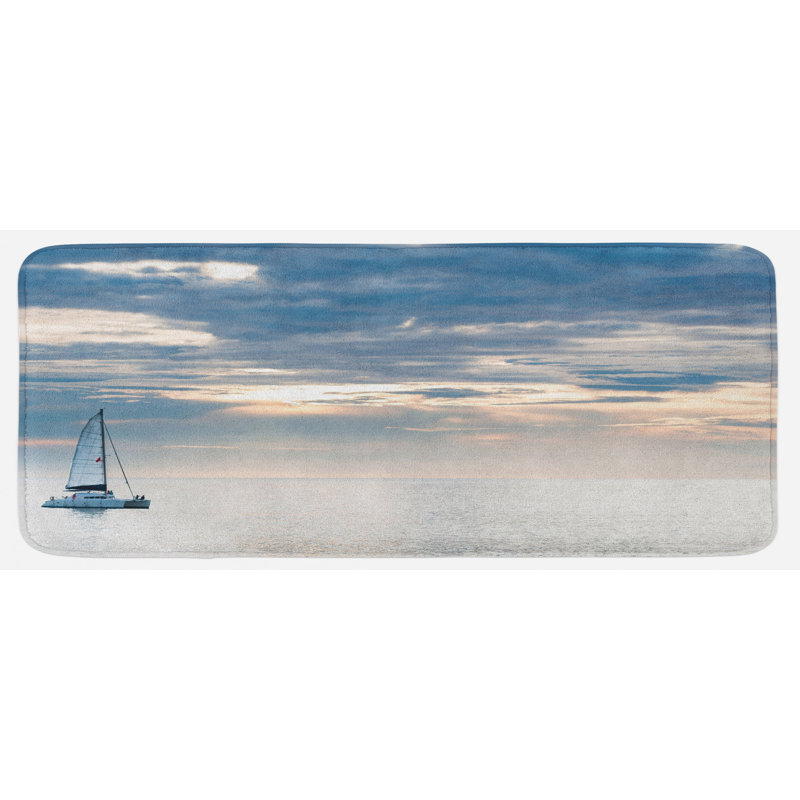 Tapis de cuisine nautique