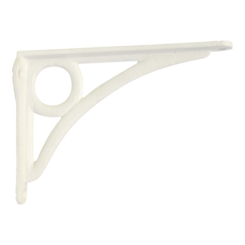 Iron Shelf Bracket, White