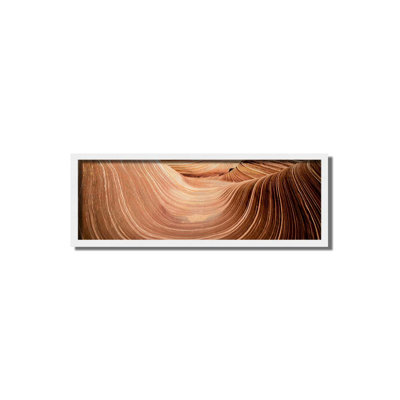 Canyon Waves Pano by Scott Barlow. Paper Print - Mounted & Framed with Clear Acrylic