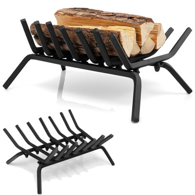 38cm W Metal Log Rack