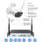 8CH 3MP NVR Security Camera System With 1TB HDD, 4Pcs WIFI Spotlight Cameras, 2-way Audio, Plug-in