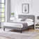 Auxter Upholstered Platform Bed Frame with Adjustable Headboard No Box Spring Needed