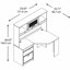Bureau d'angle réversible avec clapier Ozro-1904084201