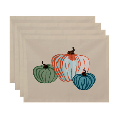 Lenard Polyester No Pattern Rectangle Placemat