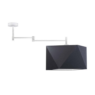 Demarie Fabric Semi Flush Mount