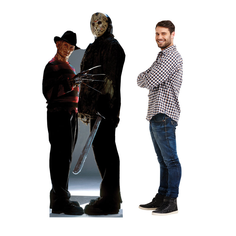 Freddy vs Jason Life-Size Cardboard Standup Decor
