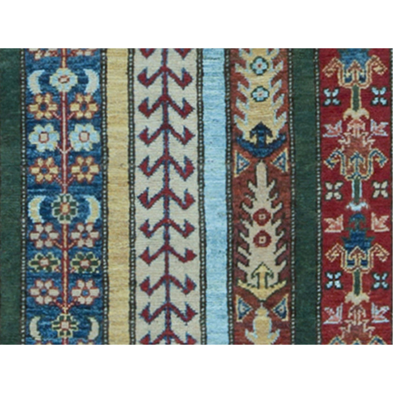 Aryana Hand Woven Wool Striped Area Rug