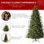 Sapin de Noël mince 7,5 pi