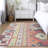 Machine Washable Indoor/Outdoor Chantille ACN1015 Linen Rug-1241487637