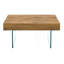 Table basse carrée de style naturel