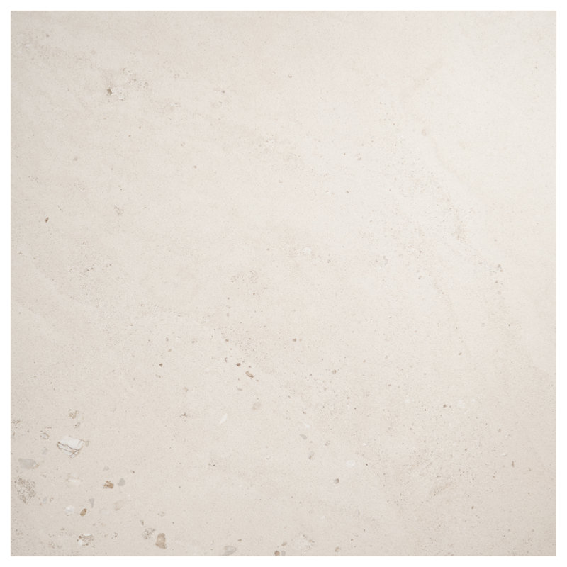 Piccoli Petite 36x36 Matte Terrazzo Look Porcelain Tile, Cream