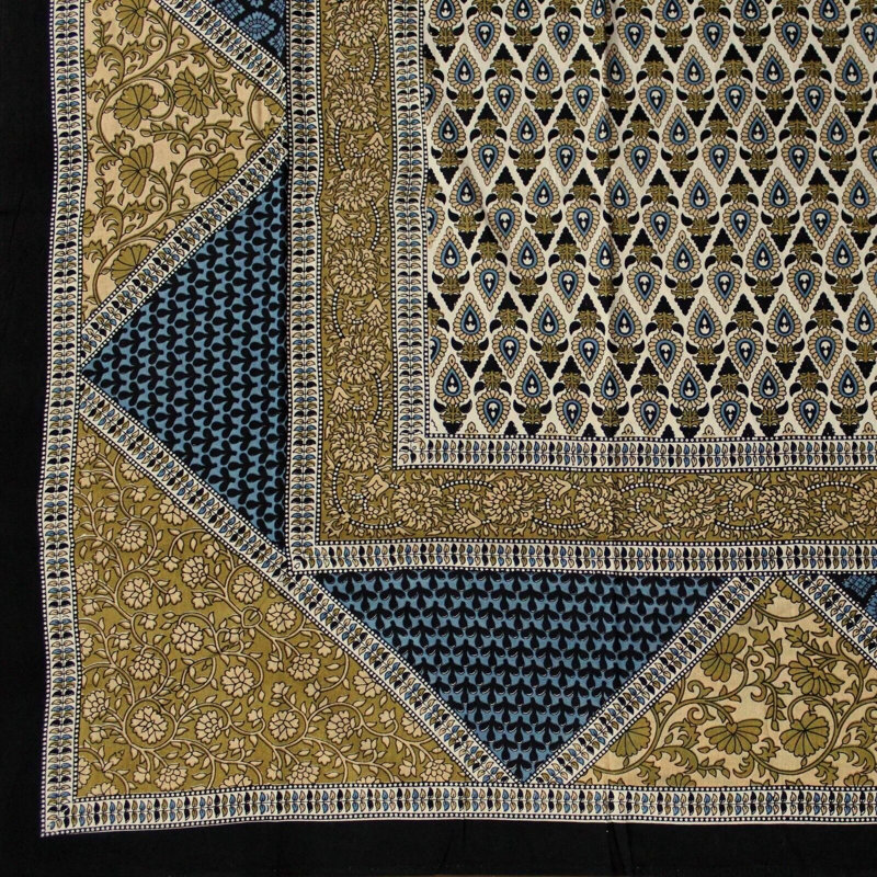 Nappe Floral, Bleu