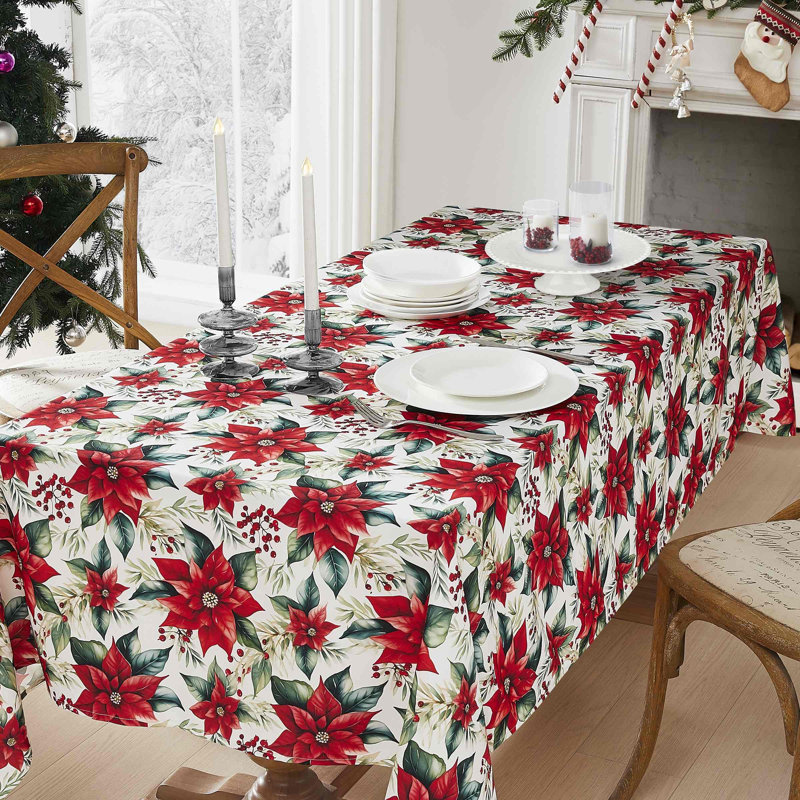 The Holiday Aisle® Karilynn Tablecloth, 60" W x 102" L
