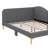 Full Upholstered Daybed With Headboard And Armrest-7689266