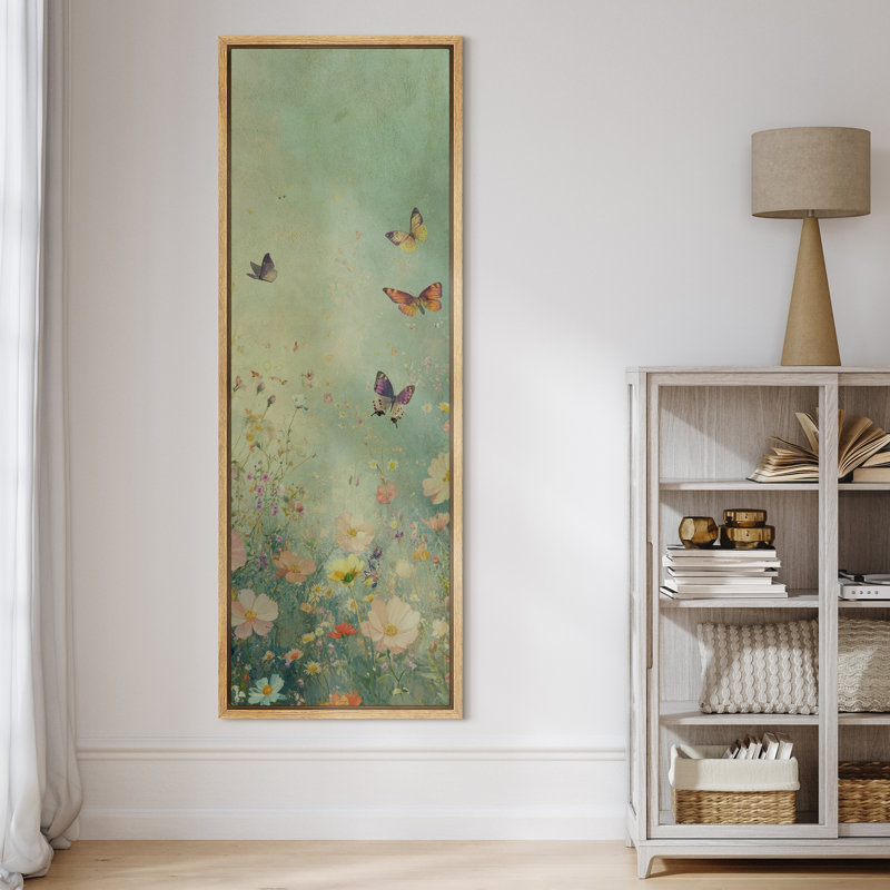 Paysage de pin serein de montagne dans des tons de gris frais - grande impression sur toile encadrée de la chambre principale