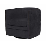 Palazzo 31.5'' Wide Tufted Swivel Barrel Chair