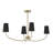 Reba 4 - Light Shaded Classic Chandelier