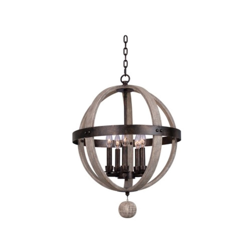 Luminaire suspendu Harper 5 LT en or Harper Kalco