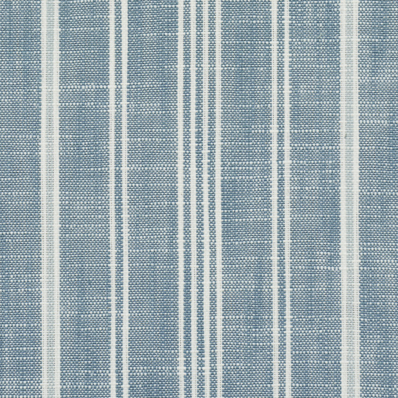 Schumacher x Mark D. Sikes Lucy Stripe Fabric, Indigo