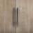 Sideboard With 2 Metal Handles, 2 Doors And Wood Grain Design-1778263537