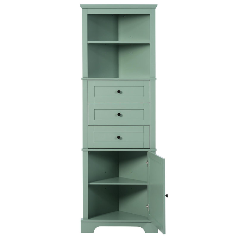 Armoire de rangement haute en bois aggloméré, armoire à linge, Blanc